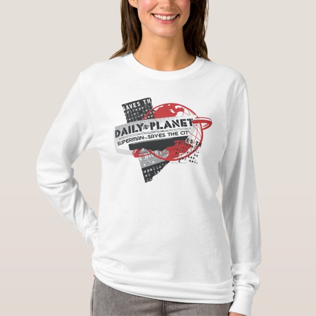 Camiseta Daily Planet - Saves the City (Anverso)