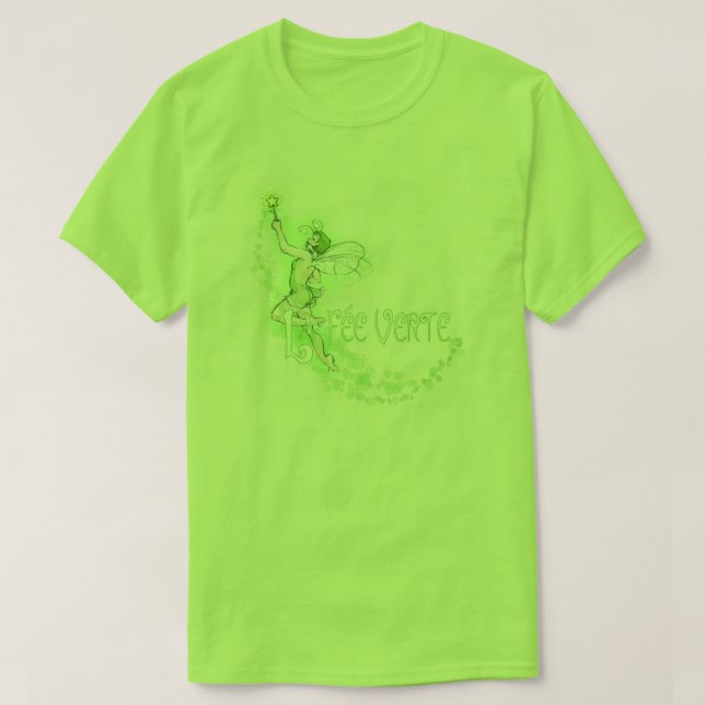 Camiseta Dainty Absinthe La Fee Verte I (Diseño del anverso)