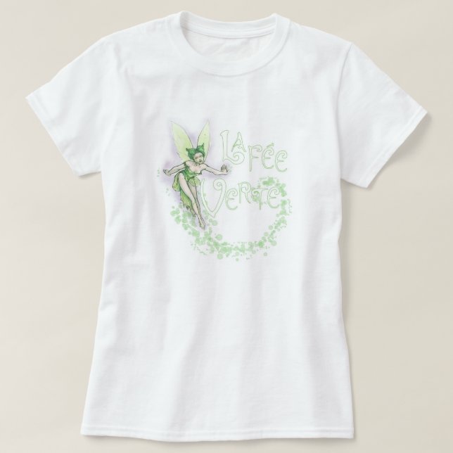 Camiseta Dainty Absinthe La Fee Verte III (Diseño del anverso)