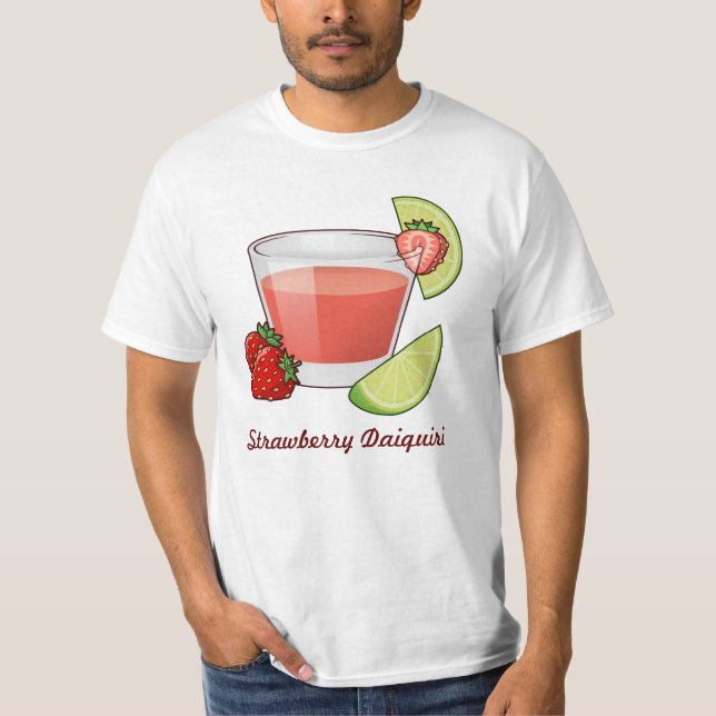 Camiseta Daiquiri de Fresa (Anverso)
