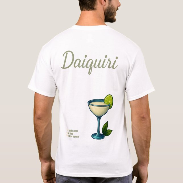 Camiseta Daiquiri T-Shirt – Classic Rum Cocktail (Reverso)