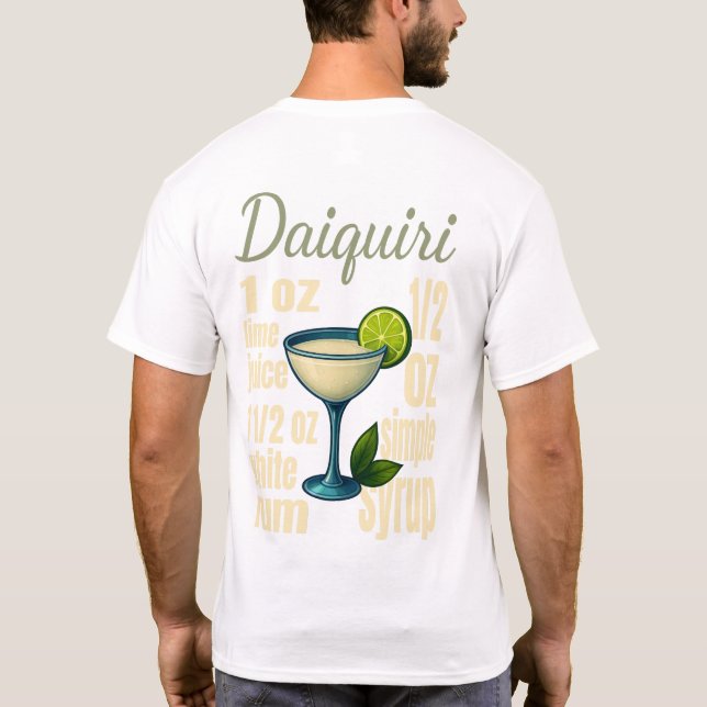 Camiseta Daiquiri T-Shirt – Classic Rum Cocktail (Reverso)