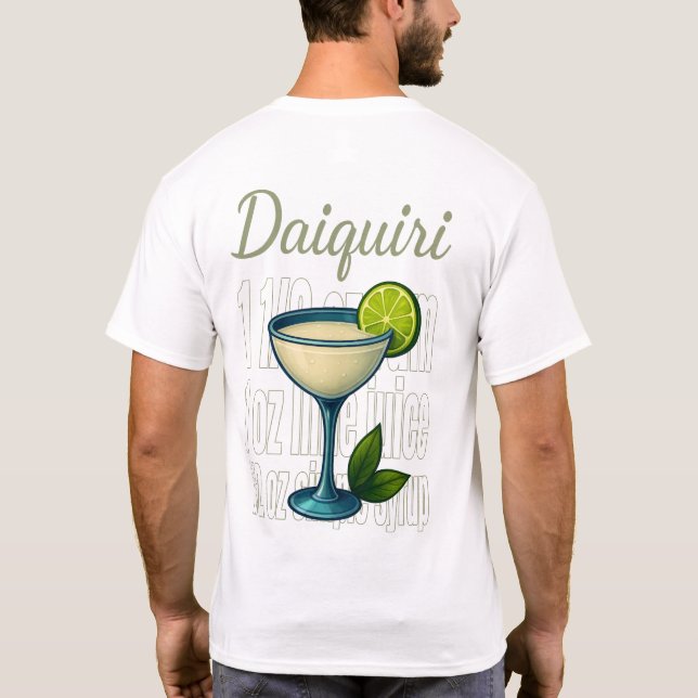 Camiseta Daiquiri T-Shirt – Classic Rum Cocktail (Reverso)