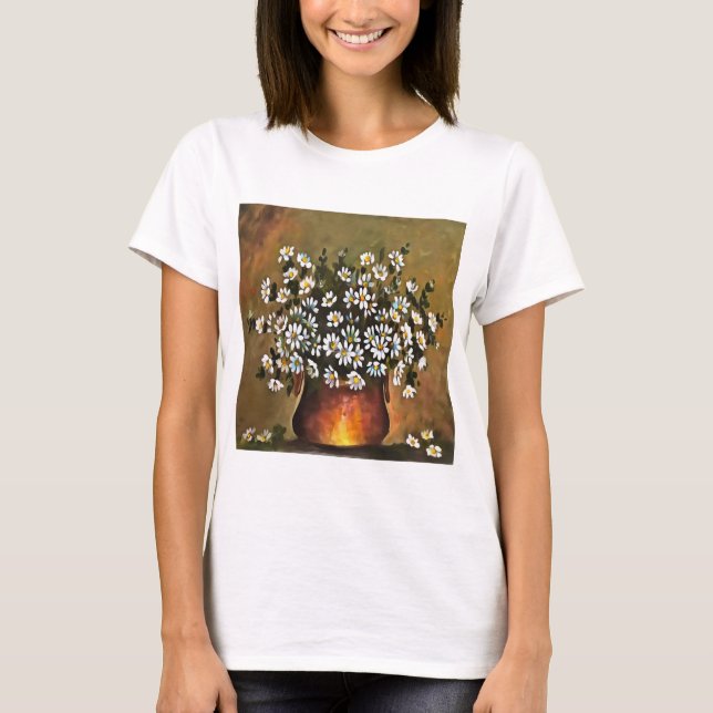Camiseta Daisies En Una Vara De Cobre (Anverso)