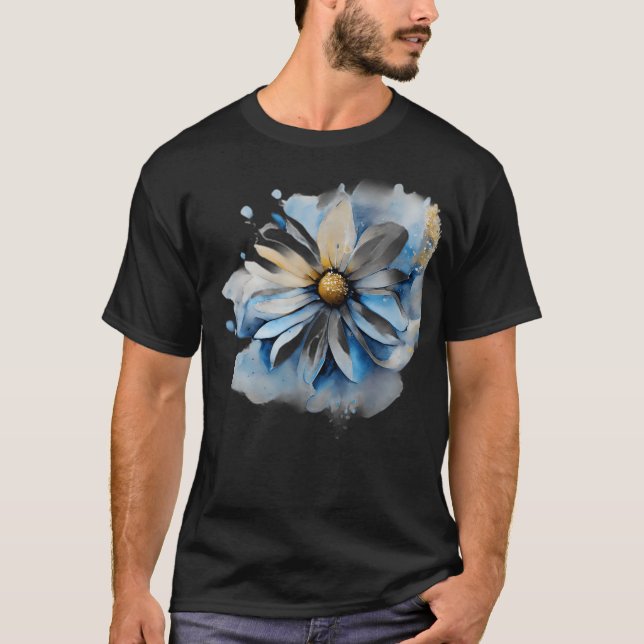 Camiseta Daisy acuarela (Anverso)
