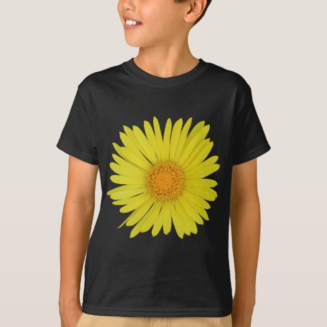 Camiseta Daisy amarillo (aislado) (Anverso)