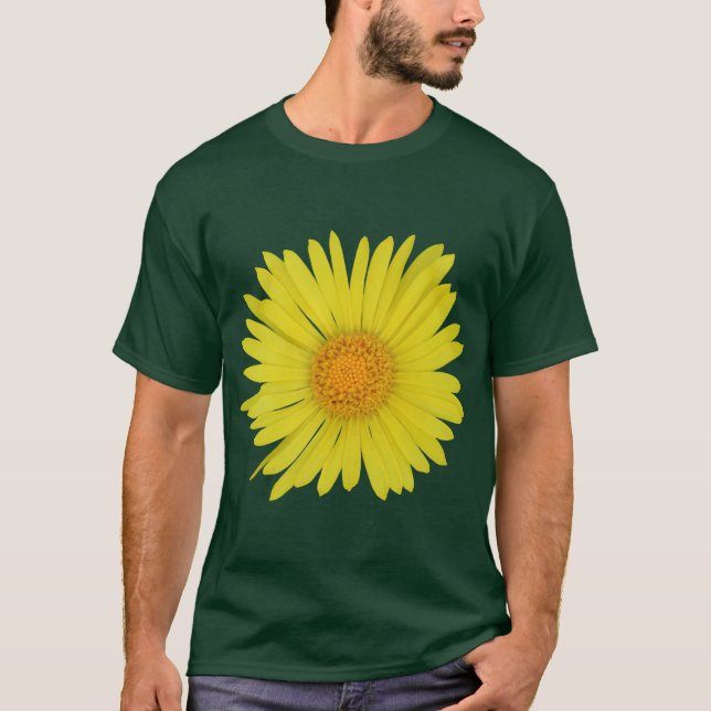 Camiseta Daisy amarillo (aislado) (Anverso)