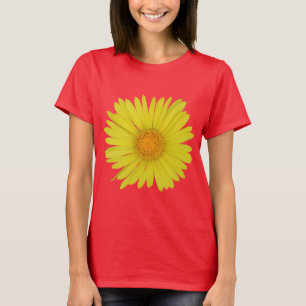 Camiseta Daisy amarillo (aislado)