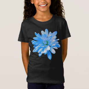 Camiseta Daisy azul, foto retro floral