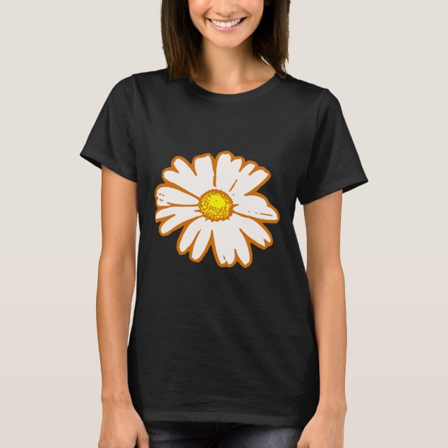 Camiseta Daisy blanco (Anverso)