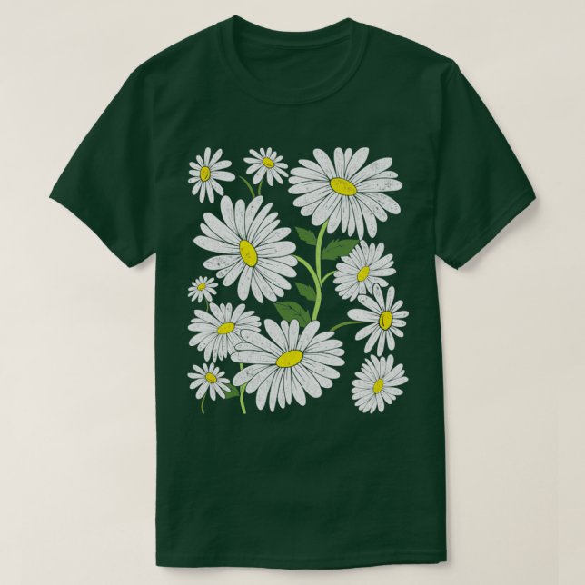 Camiseta Daisy Botánico Lover Naturaleza Gardener Daisy Flo (Diseño del anverso)