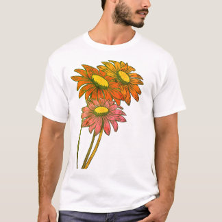 Camiseta Daisy común Daisy transvaal Frecuentes girasol