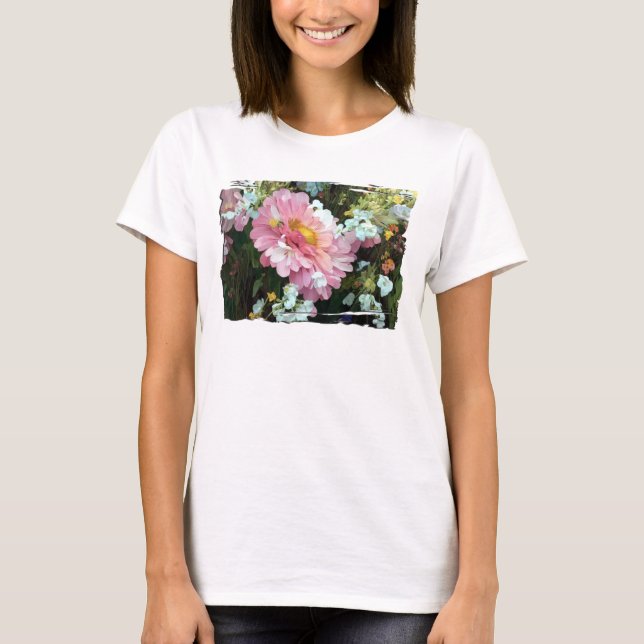 Camiseta Daisy en rosa (Anverso)