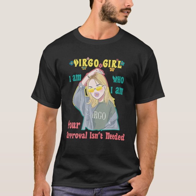 Camiseta Daisy en su Chica burlona de Virgo, tu aprobación  (Anverso)