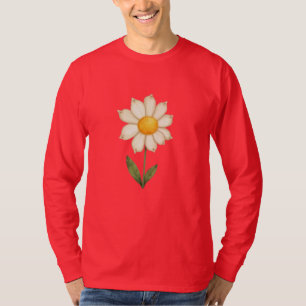 Camiseta Daisy floreciente - Manga inspirada en la naturale