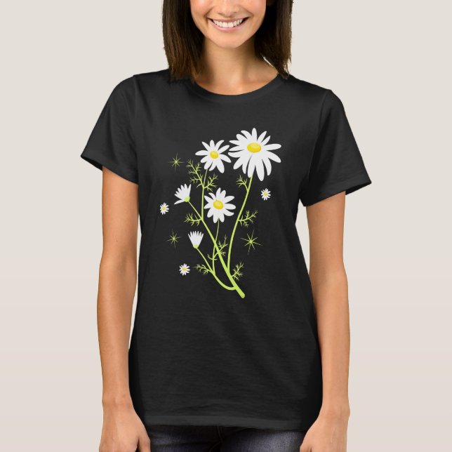 Camiseta Daisy Flower Gardener Plant Floral (Anverso)