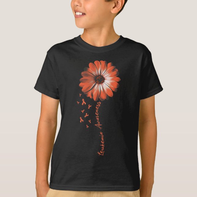 Camiseta Daisy Flower Leukemia Awareness Gifts (Anverso)