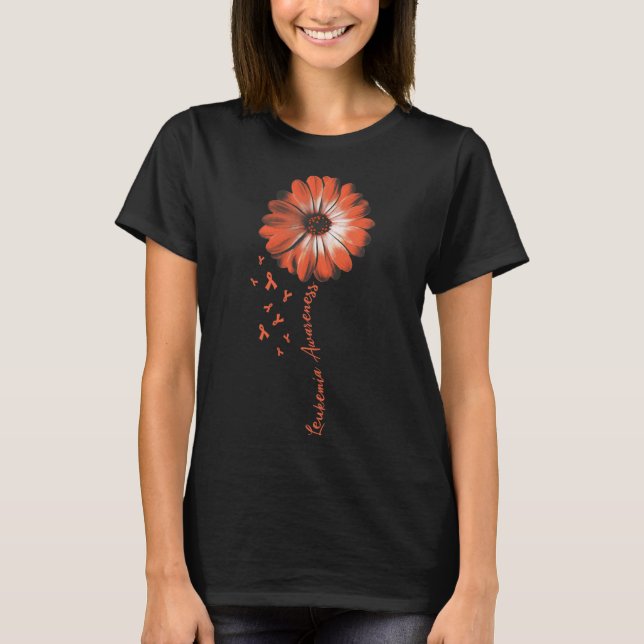 Camiseta Daisy Flower Leukemia Awareness Gifts (Anverso)