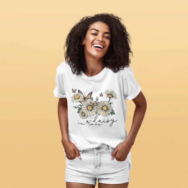 Camiseta Daisy In Love Wildflower T-Shirt (Subido por el creador)