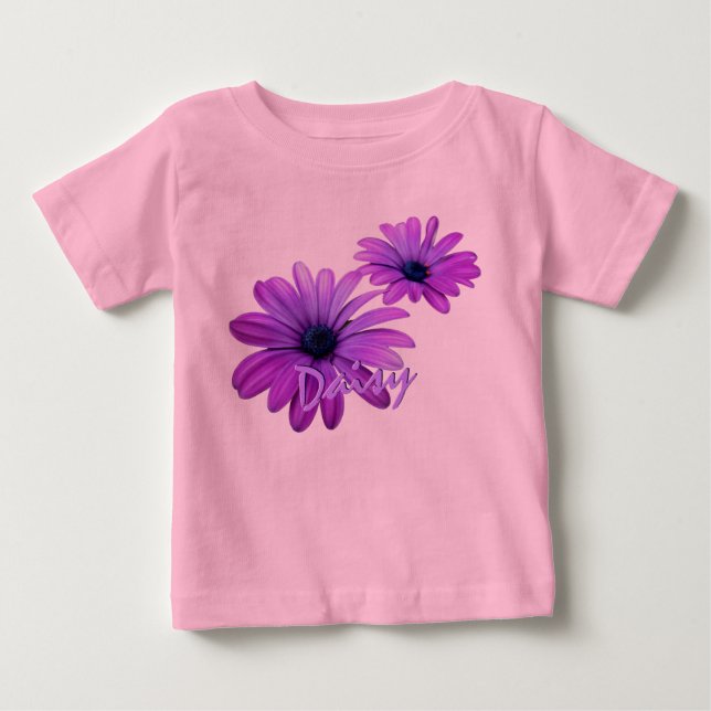 Camiseta Daisy para bebés camiseta camiseta person (Anverso)