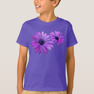Camiseta Daisy para niños camiseta de flores púrpu