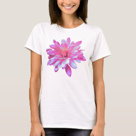 Camiseta Daisy rosa, foto retro floral