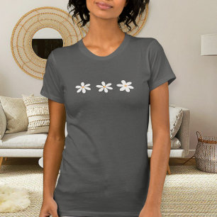 Camiseta Daisy Shirt, Wildflower Shirt, Boho Shirt, Floral 