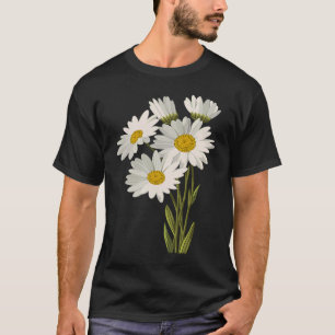 Camiseta Daisy White Daisy Flower