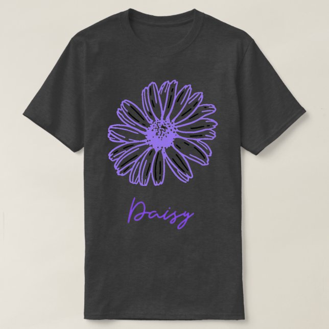 Camiseta Daisypurple (Diseño del anverso)