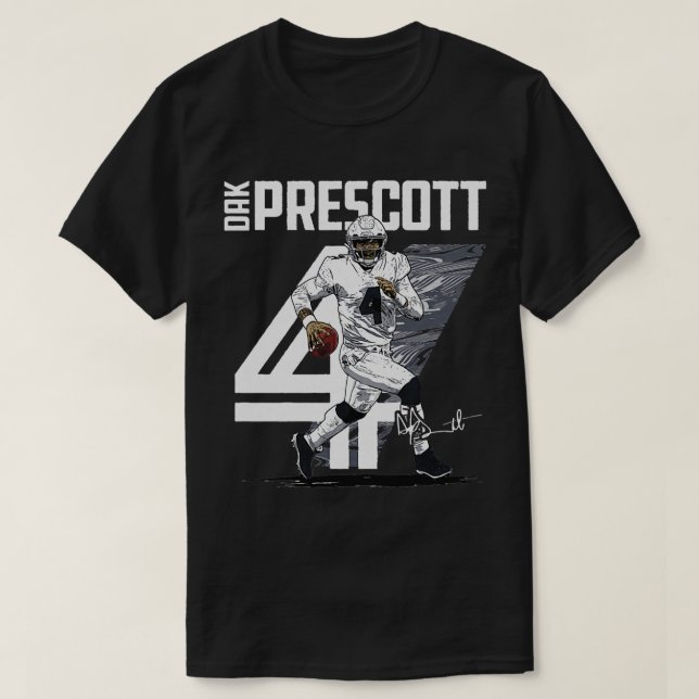 Camiseta Dak Prescott Dallas Inline TShirt (Diseño del anverso)