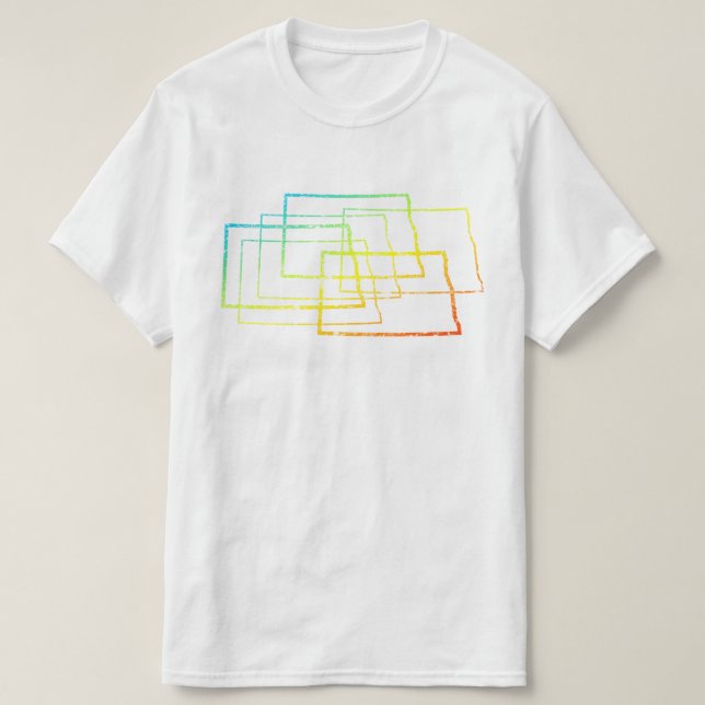 Camiseta dakota chill blur del norte (Diseño del anverso)