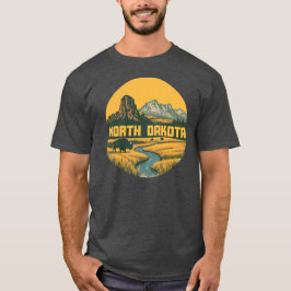 Camiseta Dakota del Norte Estados Unidos de América