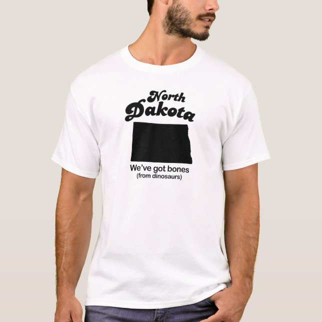 Camiseta Dakota del Norte - huesos conseguidos (Anverso)