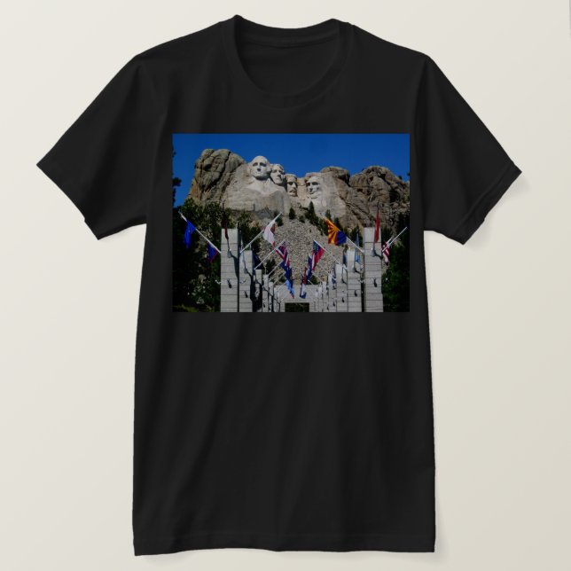 Camiseta Dakota del Sur Monte Rushmore (Anverso del diseño)