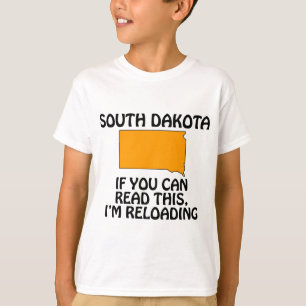 Camiseta Dakota del Sur - Si puedes leer esto, estoy recarg
