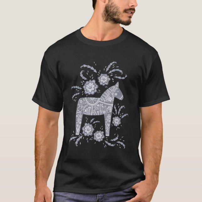 Camiseta Dala Horse Sueco (Anverso)