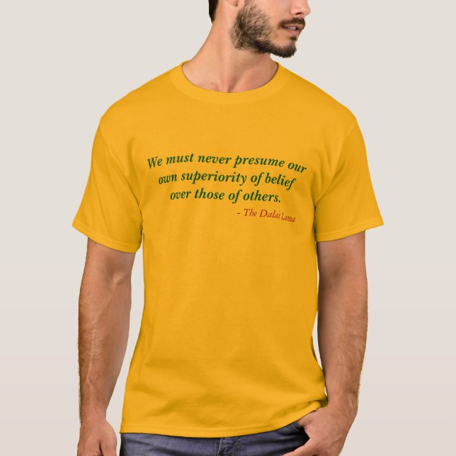 Camiseta Dalai Lama (Anverso)