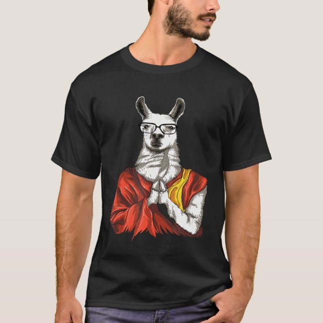 Camiseta Dalai Lama Dali Llama  Meditación (Anverso)