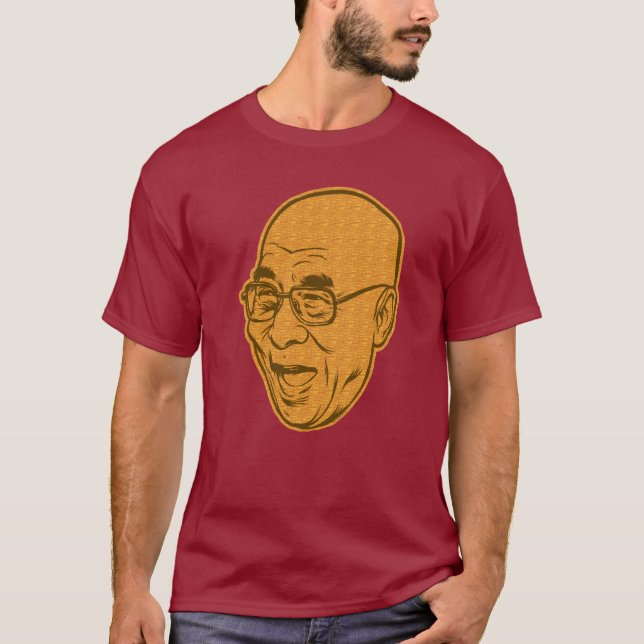 Camiseta Dalai Lama XIV Laughing (Anverso)