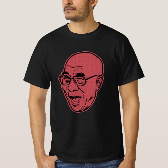Camiseta Dalai Lama XIV Laughing (Anverso)