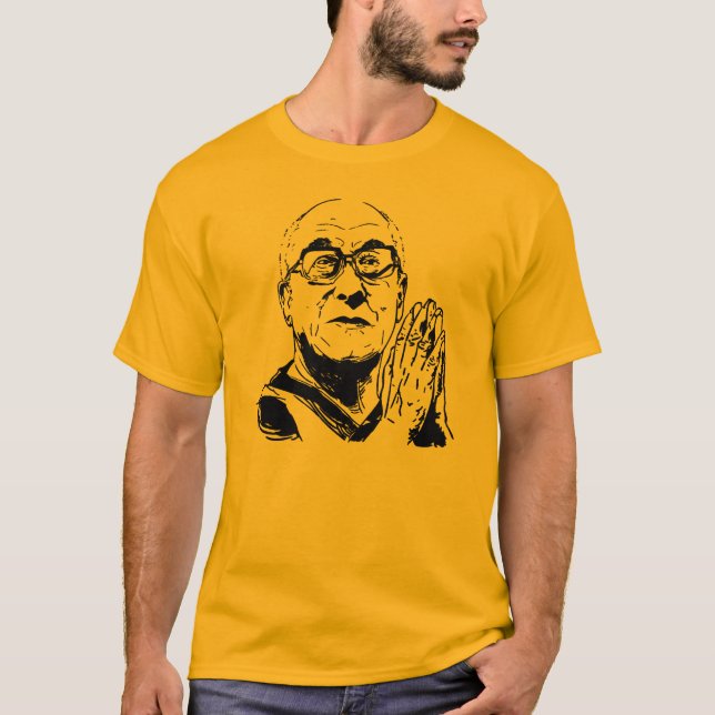 Camiseta Dalai Lama XIV Praying (Anverso)