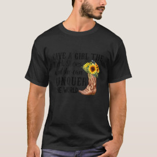 Camiseta Dale A Un Chica Los Zapatos Correctos Y Ella Puede