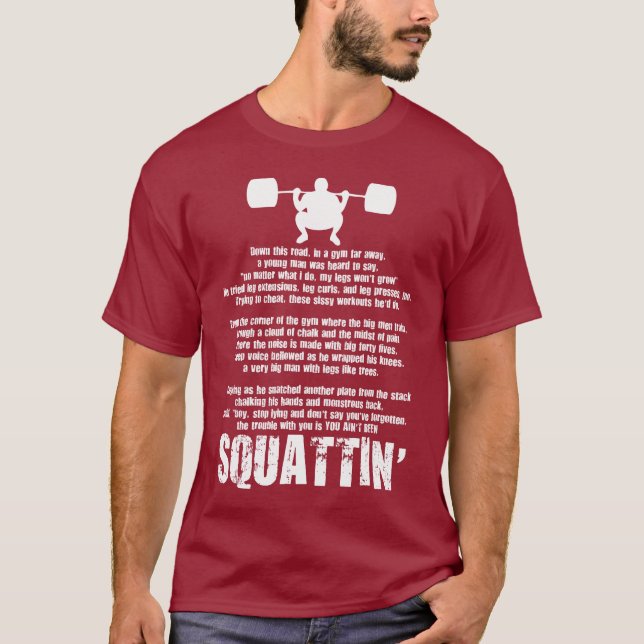 Camiseta Dale Clark Squat Poem Appartal (Anverso)