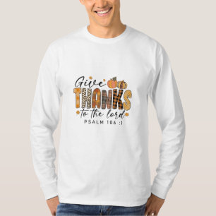 Camiseta Dale Gracias Al Pavo De Acción De Gracias Del Seño