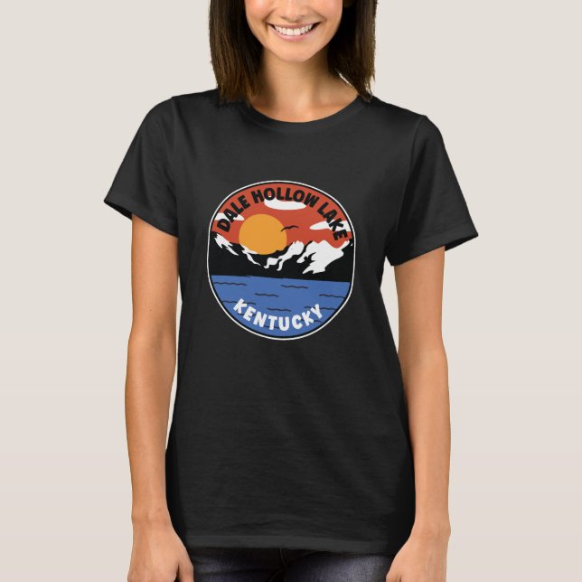 Camiseta Dale Hollow Lake Kentucky Sunset (Anverso)