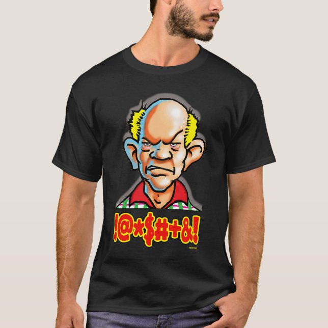 Camiseta Dale The Dad Curmudgeon Cussing Graphic (Anverso)