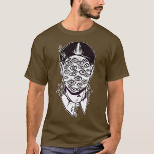 Camiseta Dali Surreal Noir Retro Ojos frente al arte del ta