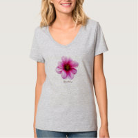 Dalia rosada de la flor con el texto todos los