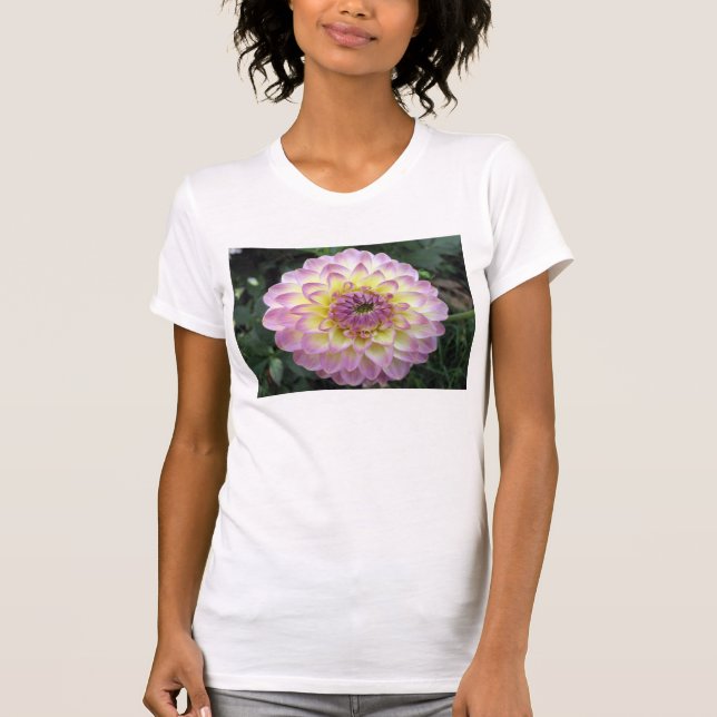 Camiseta Dalia viva de la nata de la lavanda (Anverso)