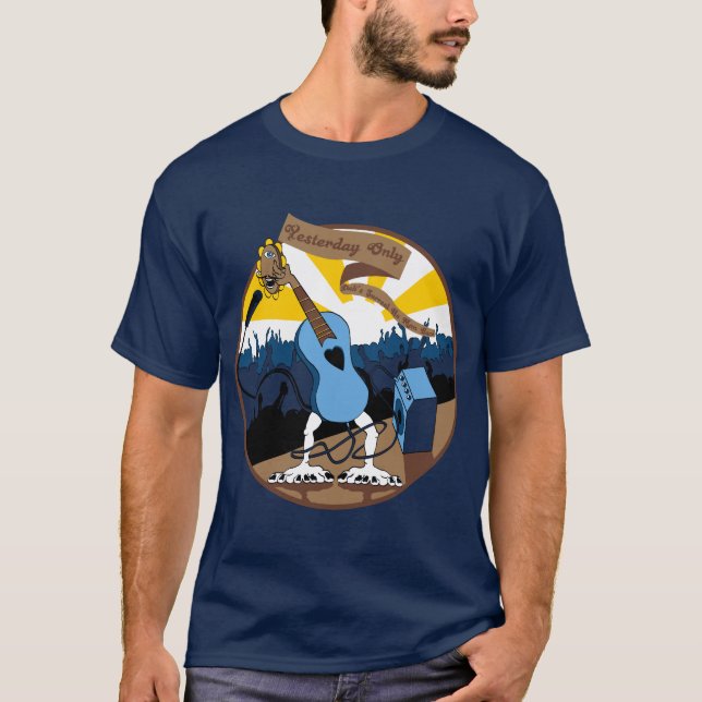Camiseta dalis surrealistas ninguna banda del hombre (Anverso)